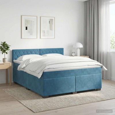 Spring bed with mattress...