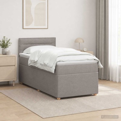Spring bed with mattress...