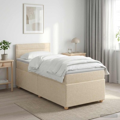 Spring bed with mattress...