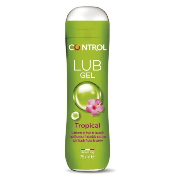 Lubrikants uz Ūdens Bāzes Lub Tropical Control Spēle Passion Fruit 75 ml