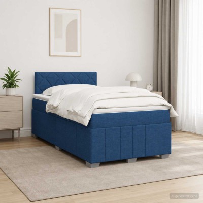 Spring bed with mattress...
