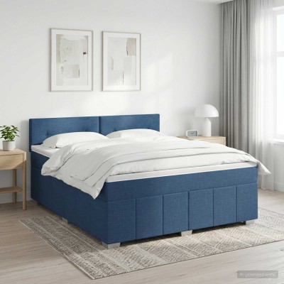 Spring bed with mattress...