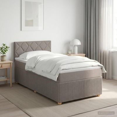 Spring bed with mattress...