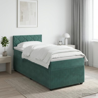 Spring bed with mattress...