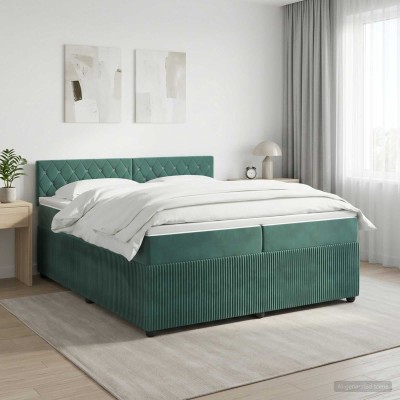 Spring bed with mattress...