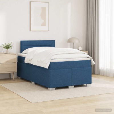 Bed with mattress and LED...