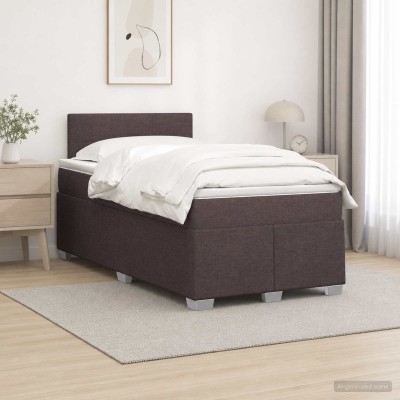 Bed with mattress and LED...