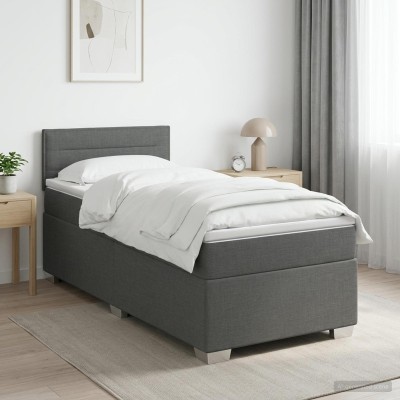 Bed with mattress and LED...