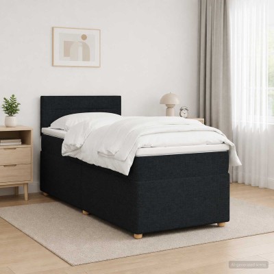Spring bed with mattress...