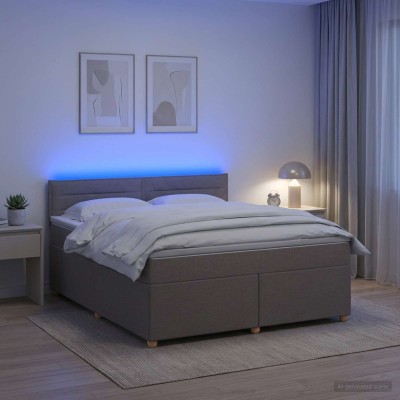 Spring bed with mattress...