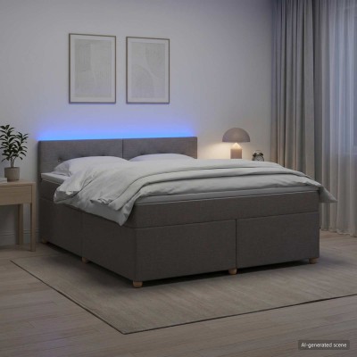 Spring bed with mattress...