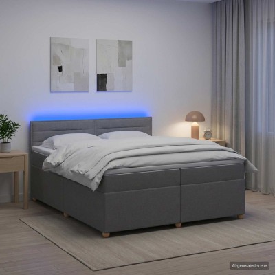 Spring bed with mattress...