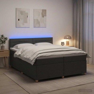 Spring bed with mattress...