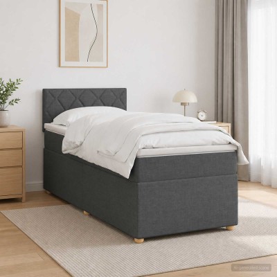 Bed with mattress and LED...