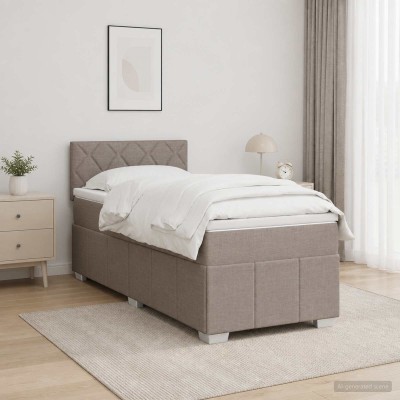 Spring bed with mattress...