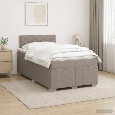 Spring bed with mattress...