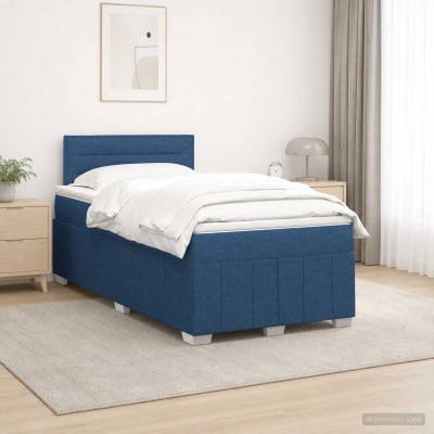 Spring bed with mattress...
