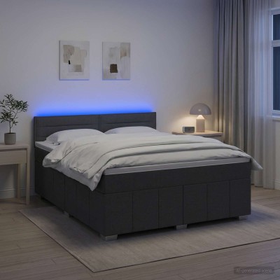Spring bed with mattress...