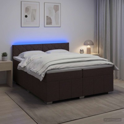 Spring bed with mattress...