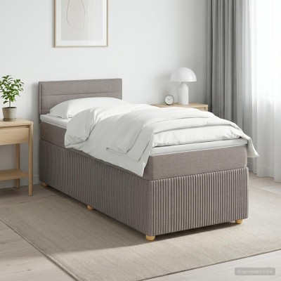 Spring bed with mattress...