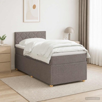 Spring bed with mattress...