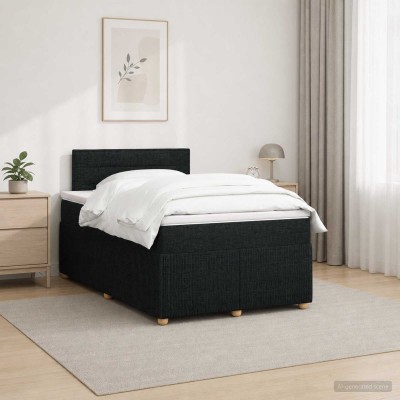 Spring bed with mattress...