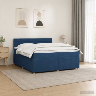 Spring bed with mattress...