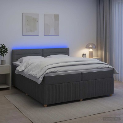 Spring bed with mattress...