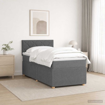 Bed with mattress and LED...