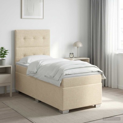 Spring bed with mattress...