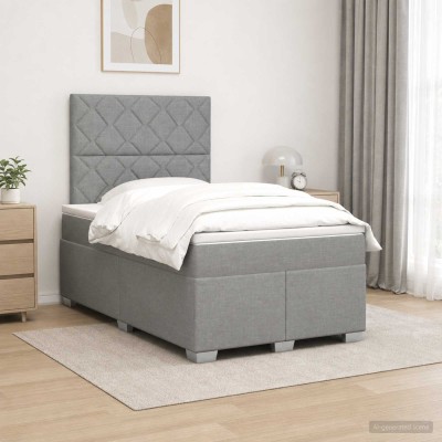Spring bed with mattress...
