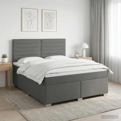 Spring bed with mattress...