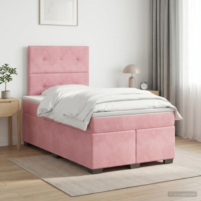 Spring bed with mattress...