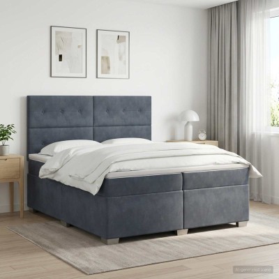 Spring bed with mattress...