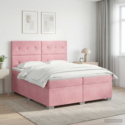 Spring bed with mattress...