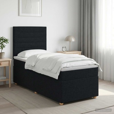 Spring bed with mattress...
