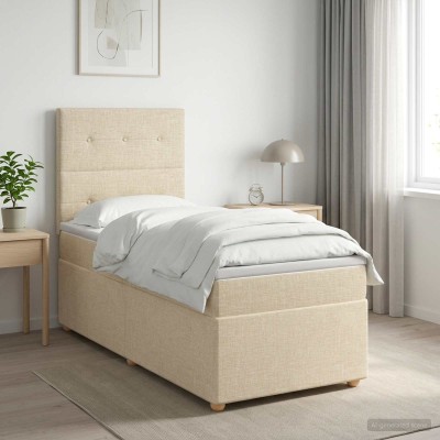 Spring bed with mattress...
