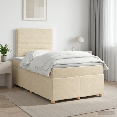 Spring bed with mattress...