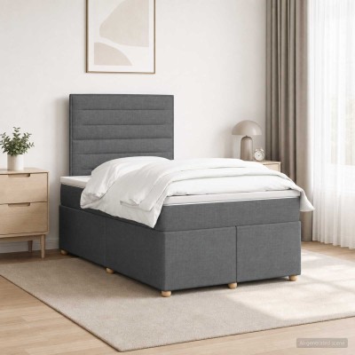Spring bed with mattress...
