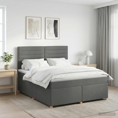 Spring bed with mattress...