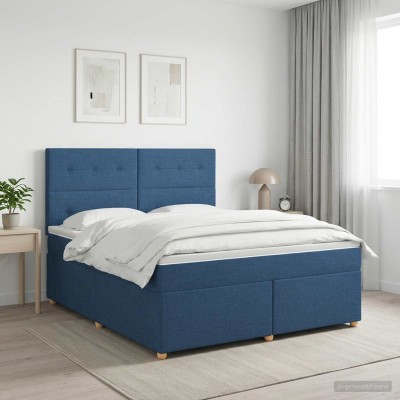 Spring bed with mattress...
