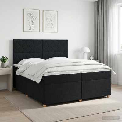 Spring bed with mattress...