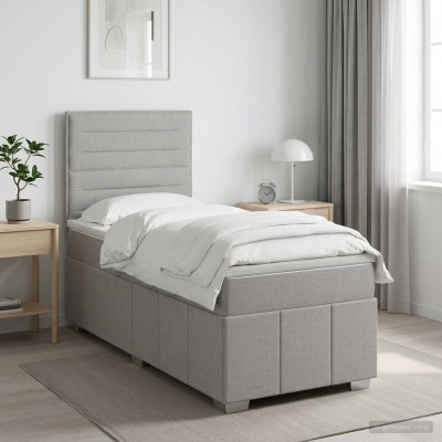 Spring bed with mattress...