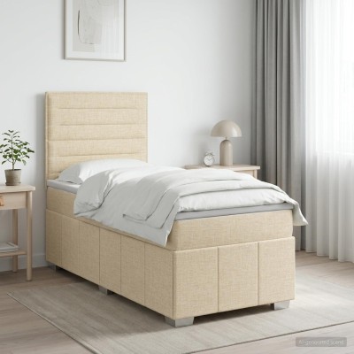 Spring bed with mattress...