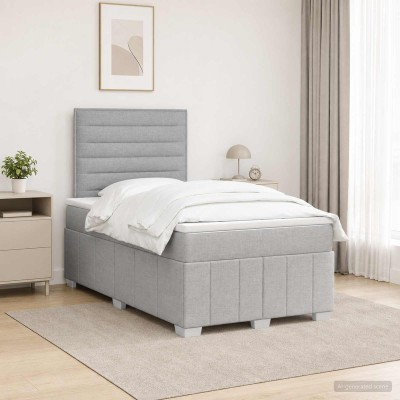 Spring bed with mattress...