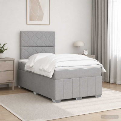 Spring bed with mattress...