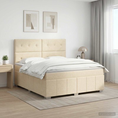 Spring bed with mattress...