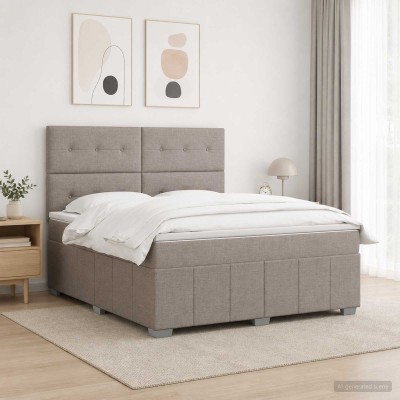 Spring bed with mattress...