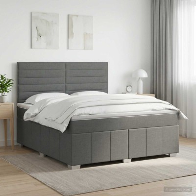 Spring bed with mattress...