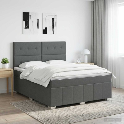 Spring bed with mattress...